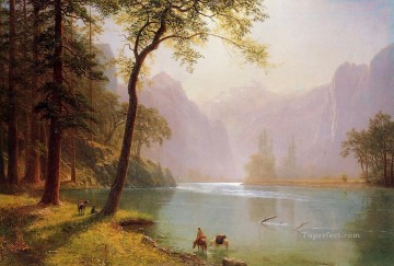Kerns River Valley California Albert Bierstadt Oil Paintings